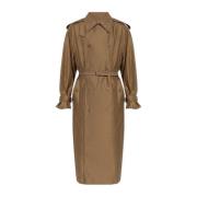 JW Anderson Trenchcoat med Fickor Brown, Herr