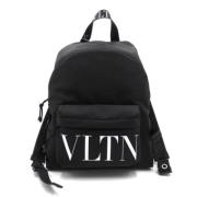 Valentino Vintage Pre-owned Tyg ryggsckar Black, Dam