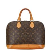 Louis Vuitton Vintage Pre-owned Canvas handvskor Brown, Dam