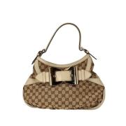 Gucci Vintage Pre-owned Canvas handvskor Brown, Dam