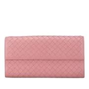 Bottega Veneta Vintage Pre-owned Laeder plnbcker Pink, Dam