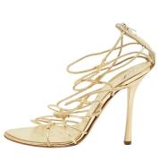 Giuseppe Zanotti Pre-owned Pre-owned Laeder sandaler Yellow, Dam