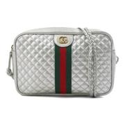 Gucci Vintage Pre-owned Laeder axelremsvskor Gray, Dam