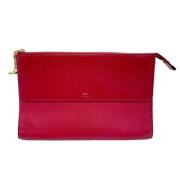 Chloé Pre-owned Pre-owned Laeder kuvertvskor Red, Dam