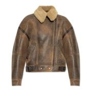 Acne Studios Shearling Kappa Brown, Dam