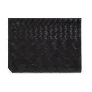 Bottega Veneta Halv Zip Pouch handväska Black, Herr