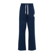 Casablanca Blå Sweatpants med Front Logo Blue, Herr