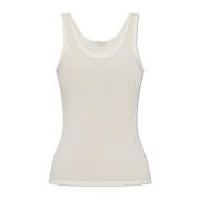 Max Mara Kashmir Topp White, Dam