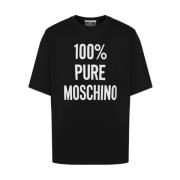 Moschino Klassisk Svart T-shirt Black, Herr