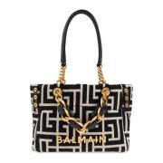 Balmain Väska 1945 Liten typ Shopper Black, Dam