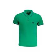 Cavalli Class Grön Polo Skjorta med Broderi Green, Herr