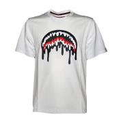 Sprayground Grafisk Loose Smooth T-shirt White, Herr