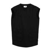 MM6 Maison Margiela Gabardinminiklänning med ficklock Black, Dam