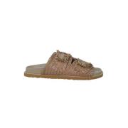  Blue Tubular Cross Sandaler Brown, Dam