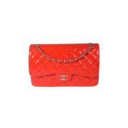 Chanel Vintage Pre-owned Laeder chanel-vskor Red, Dam