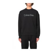 Calvin Klein Anpassad Stilfull Sweatshirt Black, Herr