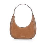 Michael Kors Brun Mocka Axelväska Brown, Dam