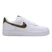 Nike Retro Ivory Snake Låg Topp Sneakers White, Herr