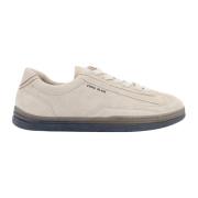 Stone Island Beige Sneakers med Läderdetaljer Beige, Herr