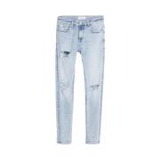 Calvin Klein Jeans Herr Super Skinny Bomullsjeans Blue, Herr