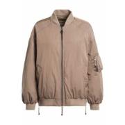 Parajumpers Vändbar Bomberjacka Atmosfär Beige, Dam