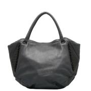 Bottega Veneta Vintage Pre-owned Laeder totevskor Gray, Dam