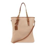 Saint Laurent Shopper väska Beige, Dam