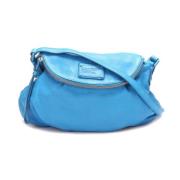 Marc Jacobs Pre-owned Pre-owned Laeder crossbodyvskor Blue, Dam