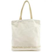 Louis Vuitton Vintage Pre-owned Canvas louis-vuitton-vskor White, Dam