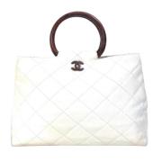 Chanel Vintage Pre-owned Laeder chanel-vskor White, Dam