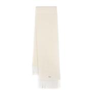 Jacquemus Vit Scarf Kollektion White, Dam