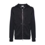 Moncler Milanese Gentlemen Zip-Up Hoodie Navy Blue, Herr