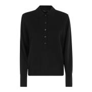 Seventy Klassisk Polo Shirt för Män Black, Dam