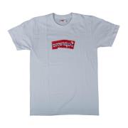 Comme des Garçons Begränsad upplaga Box Logo T-shirt White, Herr