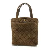 Chanel Vintage Pre-owned Tyg chanel-vskor Brown, Dam