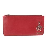 Prada Vintage Pre-owned Laeder plnbcker Red, Dam