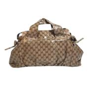 Gucci Vintage Pre-owned Canvas gucci-vskor Beige, Dam