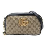 Gucci Vintage Pre-owned Canvas gucci-vskor Beige, Dam