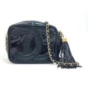 Chanel Vintage Pre-owned Laeder chanel-vskor Black, Dam