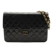 Chanel Vintage Pre-owned Laeder chanel-vskor Black, Dam