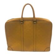 Louis Vuitton Vintage Pre-owned Tyg louis-vuitton-vskor Yellow, Dam