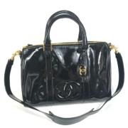 Chanel Vintage Pre-owned Laeder chanel-vskor Black, Dam