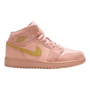 Nike Begränsad upplaga  Gold Mid Sneakers Pink, Dam