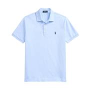 Ralph Lauren Slim Fit Stretch Mesh Pikétröja Blue, Herr