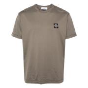 Stone Island Bruna Basic T-shirts och Polos Brown, Herr