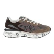 Premiata Snygga Sneakers för Män och Kvinnor Brown, Herr