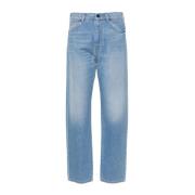 Max Mara Blå denim jeans med fem fickor Blue, Dam