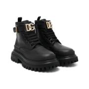 Dolce & Gabbana Ankelboots för flickor Aw24 Black, Dam