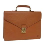 Louis Vuitton Vintage Pre-owned Laeder portfljer Brown, Dam