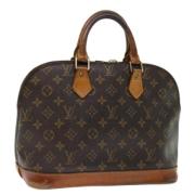 Louis Vuitton Vintage Pre-owned Canvas handvskor Brown, Dam